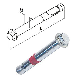 Stainless Steel Hex Head Anchor Bolts
