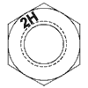 ASTM A194 Grade 2H Nuts