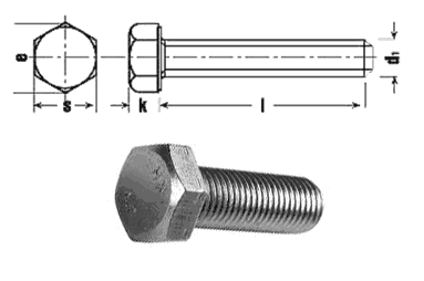 HIGH TENSILE HEX SCREWS