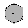 Steel bolt - metric grade