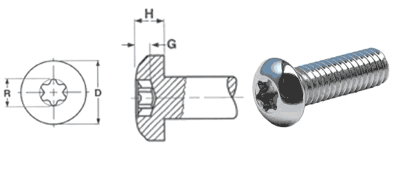 Pan Head Torx® Drive