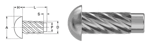 Drive Screws Type U Round Head