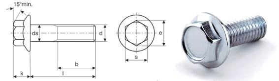 12 Point Flange Bolt Dimensions